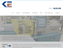Tablet Screenshot of karanengineers.com
